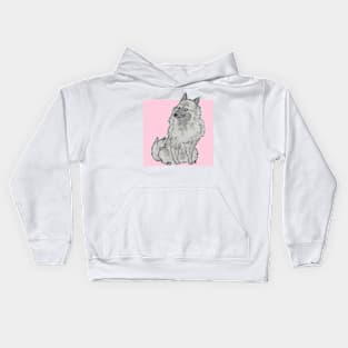 Keeshond Kids Hoodie